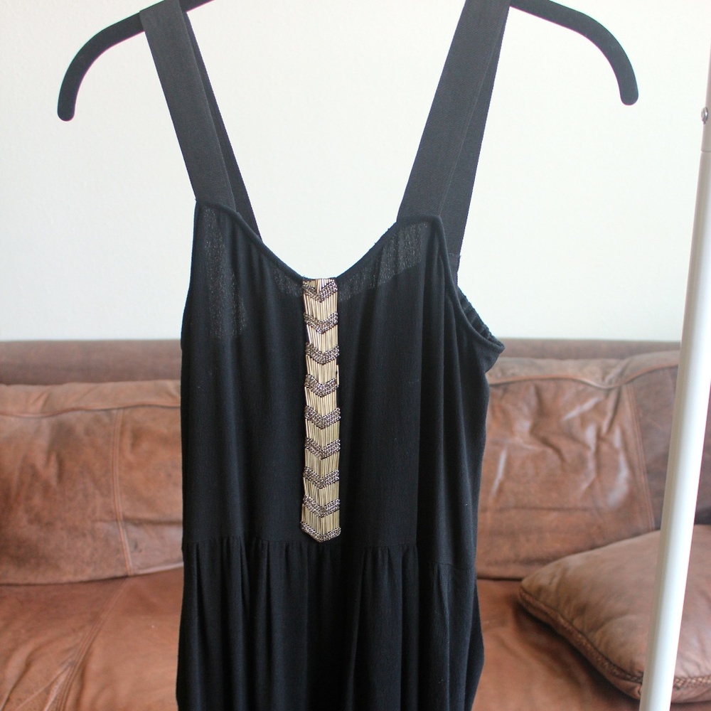 SANDRO Paris Relaxed Black Dress